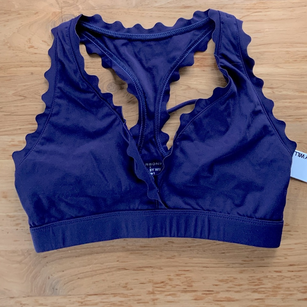 Carbon 38 x Chill by Will sports bras. Only purple available. Size: 1 NWT